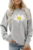 Fábrica de Origem Nova Sweatshirt Casual Feminina de Gola Redonda e Manga Longa para Primavera e Outono, Sweatshirt Feminina de Gola Redonda Transfronteiriça
