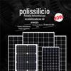 Painel Solar de Silício Policristalino Sichuan Jingyang 40W Painel Gerador de Energia Sistema de Geração de Energia Fotovoltaica Casa/Fora da Rede