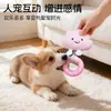 Tira de Tecido TPR Doce Donut Gato Cachorro Brinquedo Sonoro Resistente a Mordidas Moagem de Dentes Limpeza de Dentes Múltiplas Formas Estranhas e Divertidas Venda Direta da Fábrica