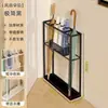 Suporte de Guarda-chuva Doméstico de Ferro Forjado, Rack de Armazenamento de Guarda-chuva, Rack com Drenagem de Água para Frestas, Porta-Guarda-chuva para Espaços Estreitos, Suporte de Guarda-chuva de Canto, Prateleira de Armazenamento