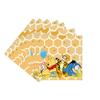 Vaso de papel desechable para fiesta de Winnie the Pooh, plato de papel, toalla de papel, mantel con bandera, juego de vajilla de cumpleaños, suministros decorativos