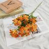 Nueva Xiangxuelan de 5 ramas, flor artificial Xiangxuelan individual de alta gama para boda, decoración de arreglos florales para salón de bodas, flor falsa