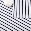 Tecido Tingido no Fio 100% Algodão Personalizado, Tecido para Camiseta de Algodão Puro com Stretch e Absorção de Suor, Tecido Liso Listrado, Tecido de Malha de Algodão de Grau A para Bebê