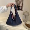 Bolsa de Lona de Flor Popular Verão 2025, Leve e Versátil, Bolsa Transversal de Ombro de Grande Capacidade, Bolsa Tote da Moda para Mulheres