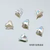 Dongzhou Cristal Branco Iridescente Estilo Misto Ovo de Pombo Borboleta Gorducha Quadrado Sob a Lua Galáxia Irregular Ponta Inferior Decorações DIY para Nail Art