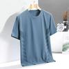 Camiseta Deportiva de Seda de Hielo de Secado Rápido Ice Sense para Hombre Verano Transpirable Casual Base Manga Corta Camiseta Top Ropa de Hombre