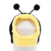 Chapéu para Pets Gatos e Cachorros, Touca Cabeça Coelho Desenho Animado, Acessório de Fantasia de Natal Halloween Boneco Urso