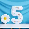 Fiesta de Cumpleaños Infantil Decoración Digital de Globos Suministros para Fiesta Día del Niño Diseño de Lugar para Fiesta de Cumpleaños Exterior