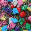 Alfinetes de segurança coloridos para crianças, alfinetes multiuso para prender roupas de bebê, alfinetes de travamento para babadores de baba, alfinetes para costura à mão