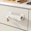 Estante de Almacenamiento de Cocina sin Taladro, Estante de Almacenamiento Lateral para Refrigerador, Estante de Almacenamiento de Gabinete para Film Plástico y Bolsas de Basura