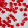 Material de flor de unha feito à mão DIY brincos acessórios de cabelo 7mm sem furo resina flor pequena 100 peças/saco