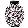 Sudadera con capucha y estampado digital 3D de textura de tigre Otoño e Invierno Comercio Exterior Europeo y Americano Ropa Deportiva tipo Béisbol Suelta para Hombre y Mujer