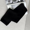 Nuevos Leggings Negros Sin Costuras de Modal de Cintura Alta Piernas Ligeras Artefacto Ajustados Moda Combinan con Todo Tinte de Cadera Talla Grande
