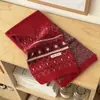 Bufanda Roja de Navidad y Año Nuevo para Mujer Invierno Lana Tejida Mezcla de Lana Versátil Cálida Protector de Cuello Fair Isle Gama Alta