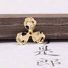 Joia DIY Peça de Cabeça Cobre Conservador de Cor Flor de Três Pétalas Base Palácio Vintage Peça de Flor para Fazer Peça de Cabeça de Noiva B157