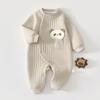 Macacão de Bebê, Macacão Quente de Outono e Inverno, Macacão Acolchoado para Recém-Nascido, Roupas Engrossadas, Macacão de Engatinhar para Bebê Recém-Nascido
