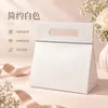 Caja de Regalo Plegable Triangular Portátil de una Pieza Creativa Empaque de Regalo Personalizado Transfronterizo Bolsa de Regalo de Color Sólido Bolsa de Regalo Complementaria