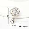 Internet celebridade buraco sapatos acessórios femininos diy Pérola Strass acessórios de liga removível sapato fivela sapato flor em forma de I fivela decoração
