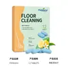 Tabletes Efervescentes FISHLEANO para Limpeza de Pisos, especificamente para passar pano, secagem rápida em pisos sem deixar marcas, com um refrescante aroma de limão, para mercados internacionais