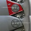 Adesivo Decorativo para Botão de Volante em Fibra de Carbono Modificado para Interior de Carro Mercedes-Benz Classe R 07-17