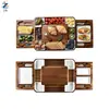 Tabla de quesos con cajón de venta caliente transfronteriza, Tabla de cortar de bambú, Tabla de cortar de queso de leche para el hogar de fábrica lista para usar