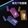 2023 alto valor de color luminoso doble arco carga USB encendedor personalidad creativa a prueba de viento red social encendedor venta al por mayor