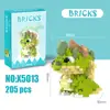 Bloques de Construcción Transfronterizos Caja Pequeña Juguetes Educativos de Ensamblaje para Niños Bloques de Construcción de Micropartículas de Dibujos Animados Recuerdos Premios para Estudiantes