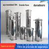 Filtro de Precisão de Segurança Aço Inoxidável 304 Purificador de Água Central Tratamento de Água de Poço Sedimento 20/ 40 polegadas Filtração Eficiente