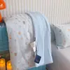Colcha de Verano de Doble Capa de Gasa Ultra Suave 100% Algodón Hilo de Hielo, Colcha Fina de Gasa de Hielo de Algodón Puro para Aire Acondicionado, Lavable a Máquina