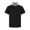 Ropa Vintage Yidao 2026 Verano Nuevo Estilo Americano Moderno Patchwork Cuadros Bloque de Color Media Cremallera Falso Dos Piezas Polo Manga Corta