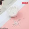 Perlas de imitación ABS para realzar, accesorios de bricolaje, pulseras, collares, joyas con cuentas, cuentas sueltas no porosas.