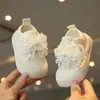 Zapatos para Niña 2026 Primavera y Otoño Nuevo Estilo Zapatos de Lona para Niño Suela Suave Zapatos Modernos para Bebé Niña Pequeña