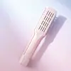 Peine Enderezador de Cerdas de Cerdo Más Vendido Transfronterizo, Peine para Peinar el Cabello en Forma de V de Doble Uso para Alisar y Ondular
