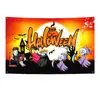 Tapiz de Fondo de Halloween Transfronterizo Hecho a Medida para Decoración de Ambiente de Fiesta de Festival al Aire Libre Banner de Tela Colgante 3X5
