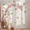 Nuevos Estilos de Ramas de Árbol, Pájaros, Mariposas Pegatinas de Pared para Sala de Estar, Dormitorio, Decoración del Hogar, Pegatinas de Pared Autoadhesivas, Removibles