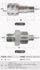Conector Rápido Hidráulico Yuhuan M16*1.5Zg3/8 Conector Macho y Hembra para Tubería de Aceite de Alta Presión con Válvula Unidireccional Herramienta Hidráulica