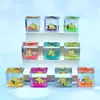 Nueva Tortuga Dorada Cubo de Hielo Colorido Manualidades DIY Colgante para Cadena de Teléfono Móvil Adornos para Escritorio de Coche Tortuga Dorada Cubo de Hielo Colorido