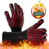 Guantes de Barbacoa Resistentes al Fuego y a Altas Temperaturas 800 Grados de Aislamiento Guantes para Horno