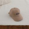 Gorra de béisbol con visera y letras bordadas retro, informal, versátil, estilo coreano, para niños y niñas, primavera 2024