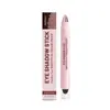 Zephoco Marrón Brillante Brillo Barra de Sombra para Ojos en Crema Color Natural Que No Se Quita Fácilmente Maquillaje Barra de Sombra con Brillo