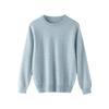 Suéter Básico de Otoño e Invierno para Niños de Cuello Redondo 100% Cachemira Pura Suéter Grande de Cachemira para Niños Camiseta Base para Niños y Niñas