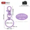Hebilla de boca de pez pintada de colores, llavero en forma de anillo, cierre de langosta, caja de regalo, colgante para bolso, accesorios para joyería DIY, venta al por mayor para ventas transfronterizas