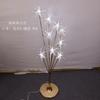 Boda boda accesorios árbol frutal feliz manzano guía de camino hierro dorado erizo de mar lámpara lámpara de estrella de mar adornos de decoración