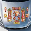 Pegatinas para Coche 2026 para el Festival de Primavera, Pareados para Coche, Dios de la Riqueza del Año Nuevo, Tendencia China, Gato de la Suerte, Decoración Magnética Creativa, Dibujos Animados de Año Nuevo