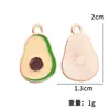 Colgantes de Frutas de Aleación Esmaltada Estilo Mixto Accesorios para Joyería DIY Accesorios para Pulseras Pendientes Amuletos de Cereza Fresa Piña