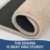 Alfombra de Cocina Larga Resistente a Manchas, Felpudo de Entrada de Baño, Alfombrilla Antideslizante para Inodoro, Alfombrilla Absorbente para Baño