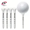 Tee de Golfe Mais Vendido Transfronteiriço do Fabricante de Caldeiras, Madeira Natural, Branco com Escala, Tee de Golfe