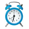 Reloj despertador de metal al por mayor de 5 cm, lindo y creativo, pequeño, para estudiantes y niños, con esfera de reloj intercambiable y logotipo, reloj de cuarzo