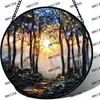 Adornos Colgantes Decorativos de Vidrio de Color Transfronterizos, Decoraciones para Paredes y Ventanas, Captadores de Luz, Regalos para el Día de la Madre, Regalos de Cumpleaños