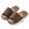 Novas Pantufas para Todas as Estações em Estoque para Homens e Mulheres, Pantufas de Chão Silenciosas de Algodão e Linho para Uso Doméstico, Pantufas de Casal